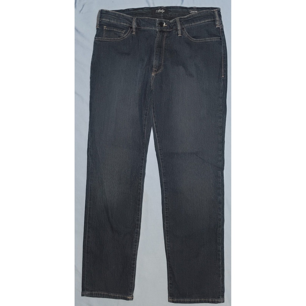 34 Heritage Charisma Jeans Mens 38x32 Blue Dark Wash Comfort Classic‎ Denim Pant